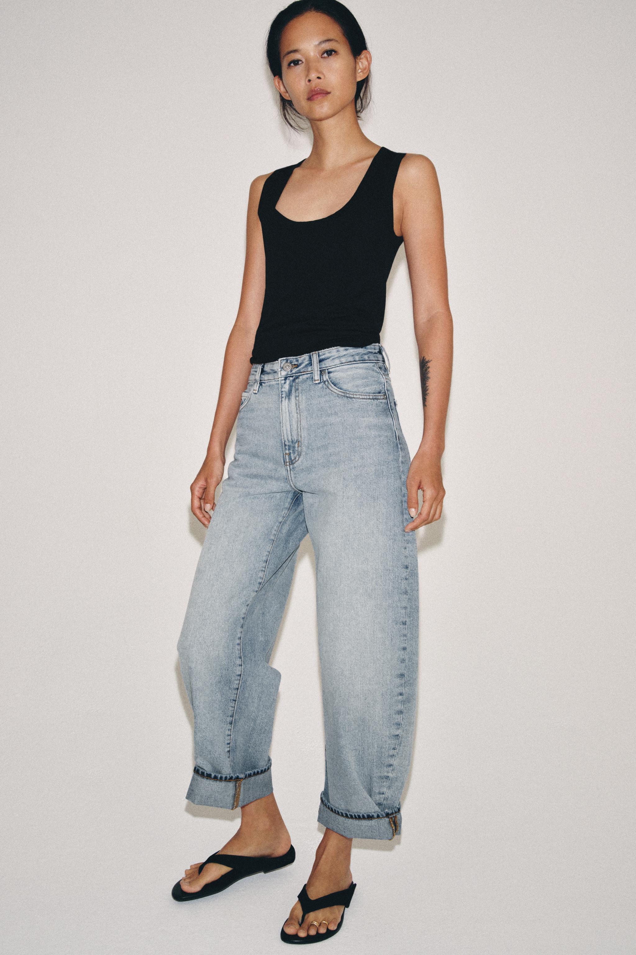 ZW COLLECTION MID-RISE BALLOON JEANS